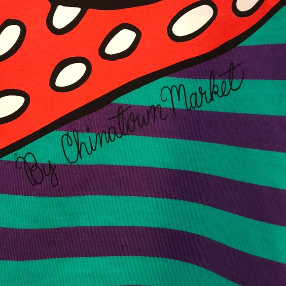 Nwt exclusive L/e guess x chinatown striped L/s - Picture 4 of 7